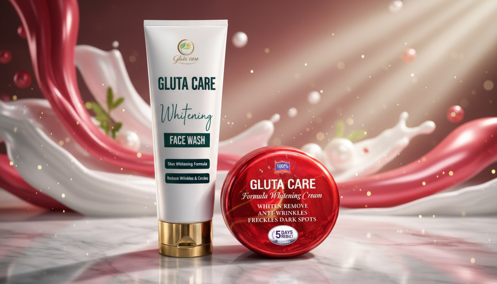 GLUTA CARE Face Wash & whitening Cream