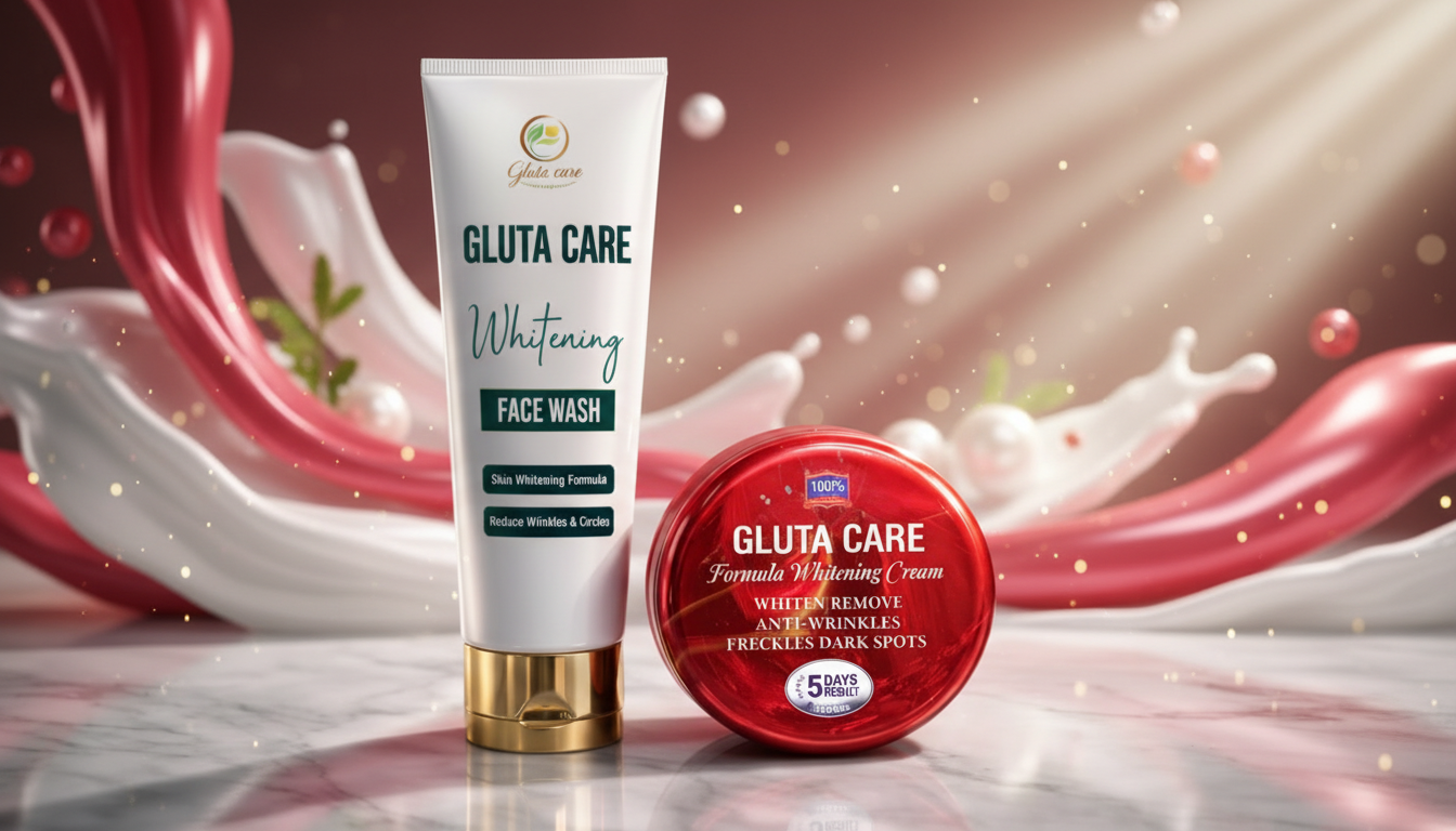GLUTA CARE Face Wash & whitening Cream