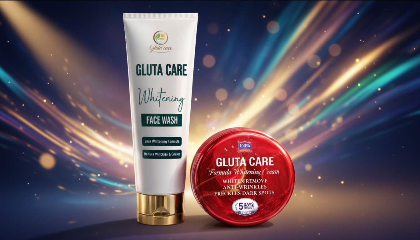 GLUTA CARE Face Wash & whitening Cream