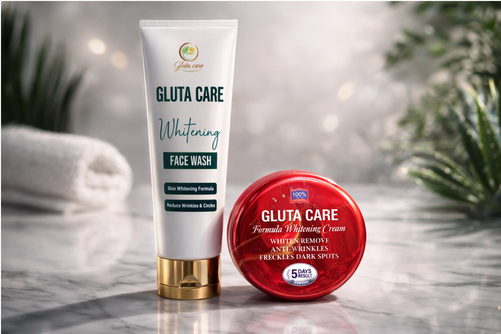 GLUTA CARE Face Wash & whitening Cream