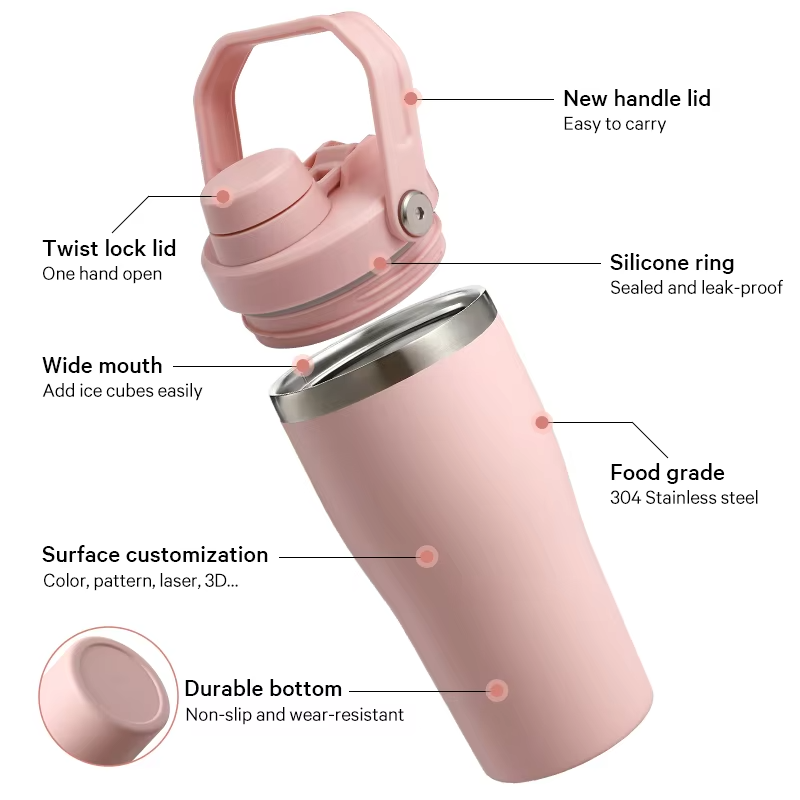 Leakproof Steel Sports Tumbler